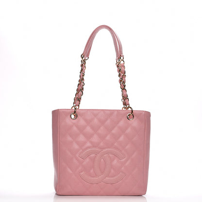 Chanel Caviar Petit Shopping Tote PST Pink 1 of 7