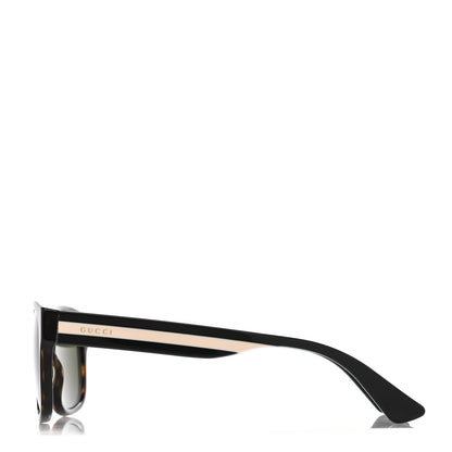 Gucci Acetate Square Frame Web Sunglasses GG0341S Tortoise 5 of 13
