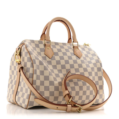Louis Vuitton Damier Azur Speedy Bandouliere 30 3 of 13