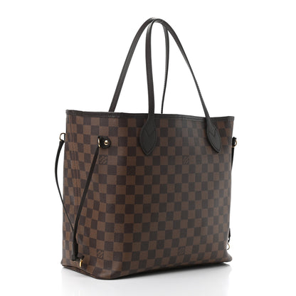 Louis Vuitton Damier Ebene Neo Neverfull MM Rose Ballerine 4 of 14