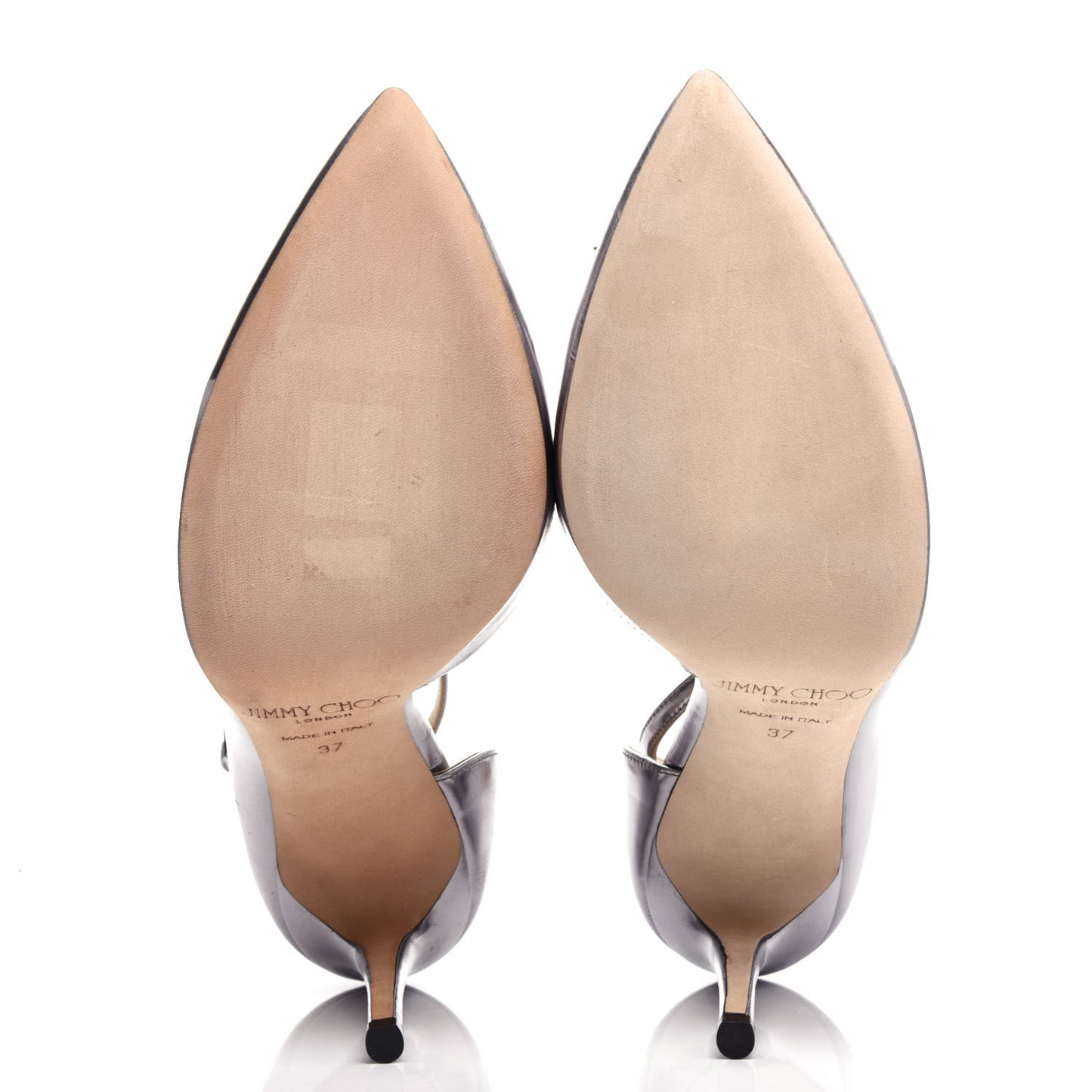 Mirror Calfskin Rosa 100 Pumps 37