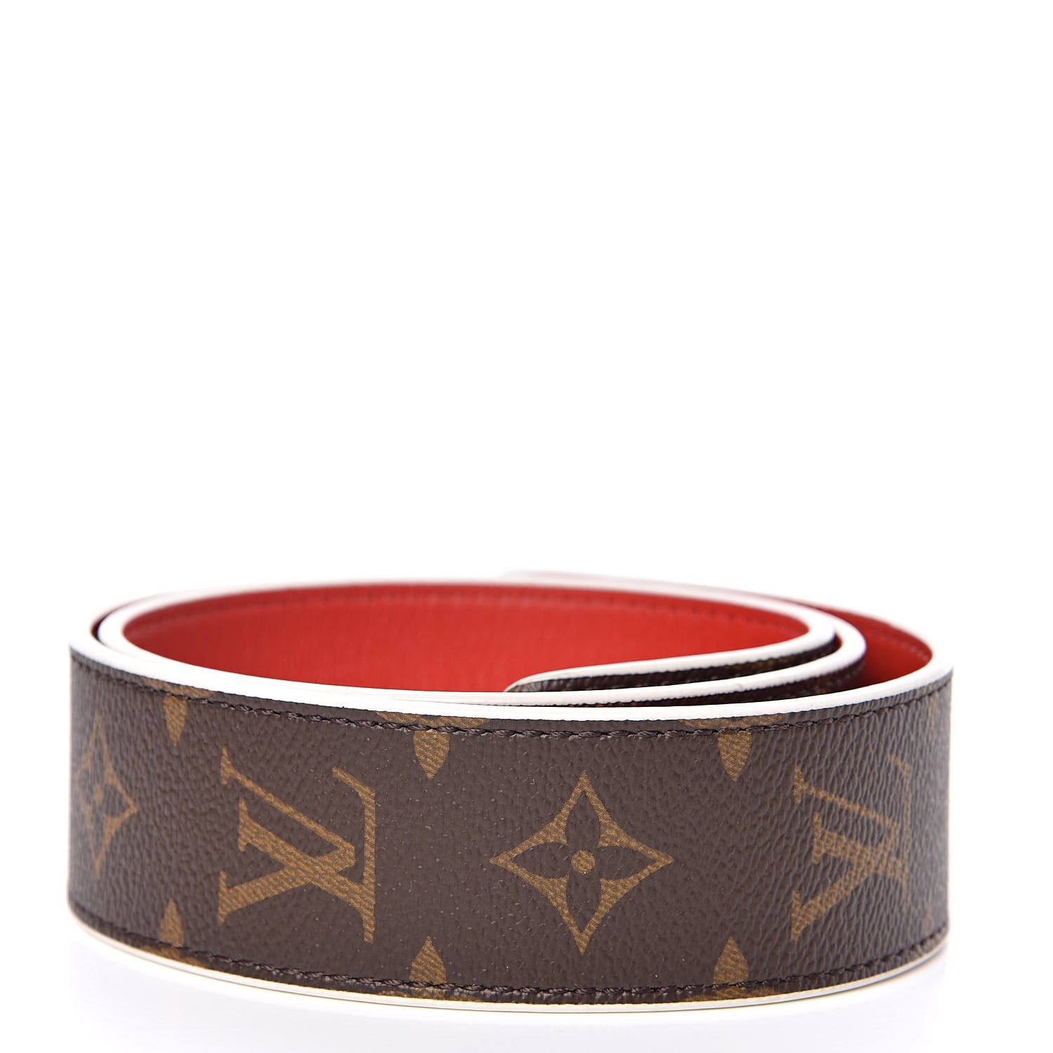 Louis Vuitton Monogram Bandouliere Shoulder Strap Red 2 of 5