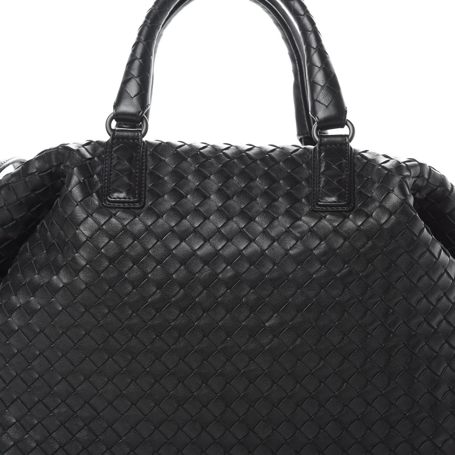 Bottega Veneta Nappa Intrecciato Medium Convertible Tote Black 8 of 12