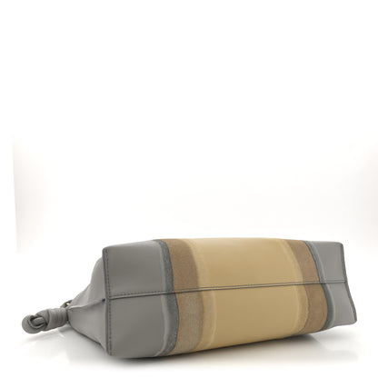 Loewe Nappa Medium Flamenco Landscape Knot Clutch Sparkling Grey Butter 4 of 10