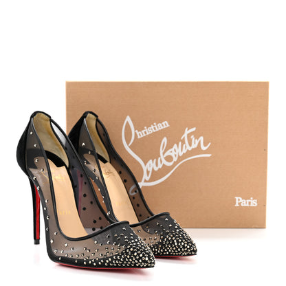Christian Louboutin Strass Follies 100 Pumps 39 Black 8 of 8