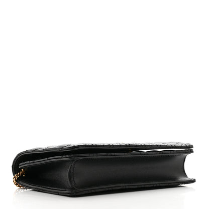 Versace Nappa Quilted Virtus Clutch Bag Black 4 of 10