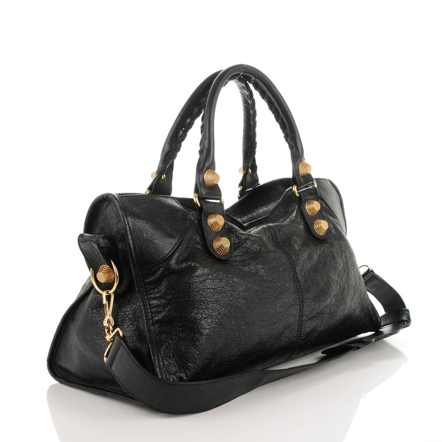 Agneau Giant 21 Gold Hardware Part Time Black