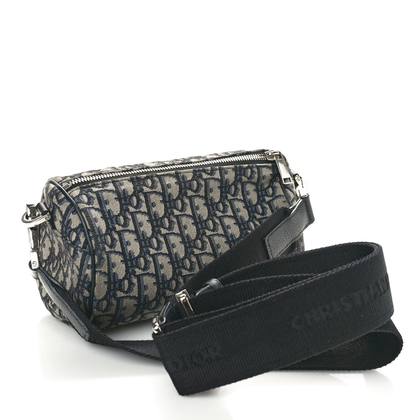 Oblique Roller Messenger Bag Blue
