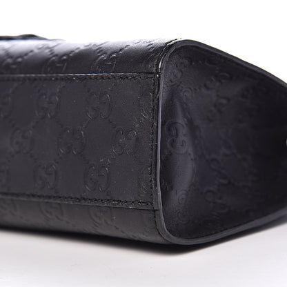 Gucci Guccissima Medium Emily Chain Shoulder Bag Black 10 of 11