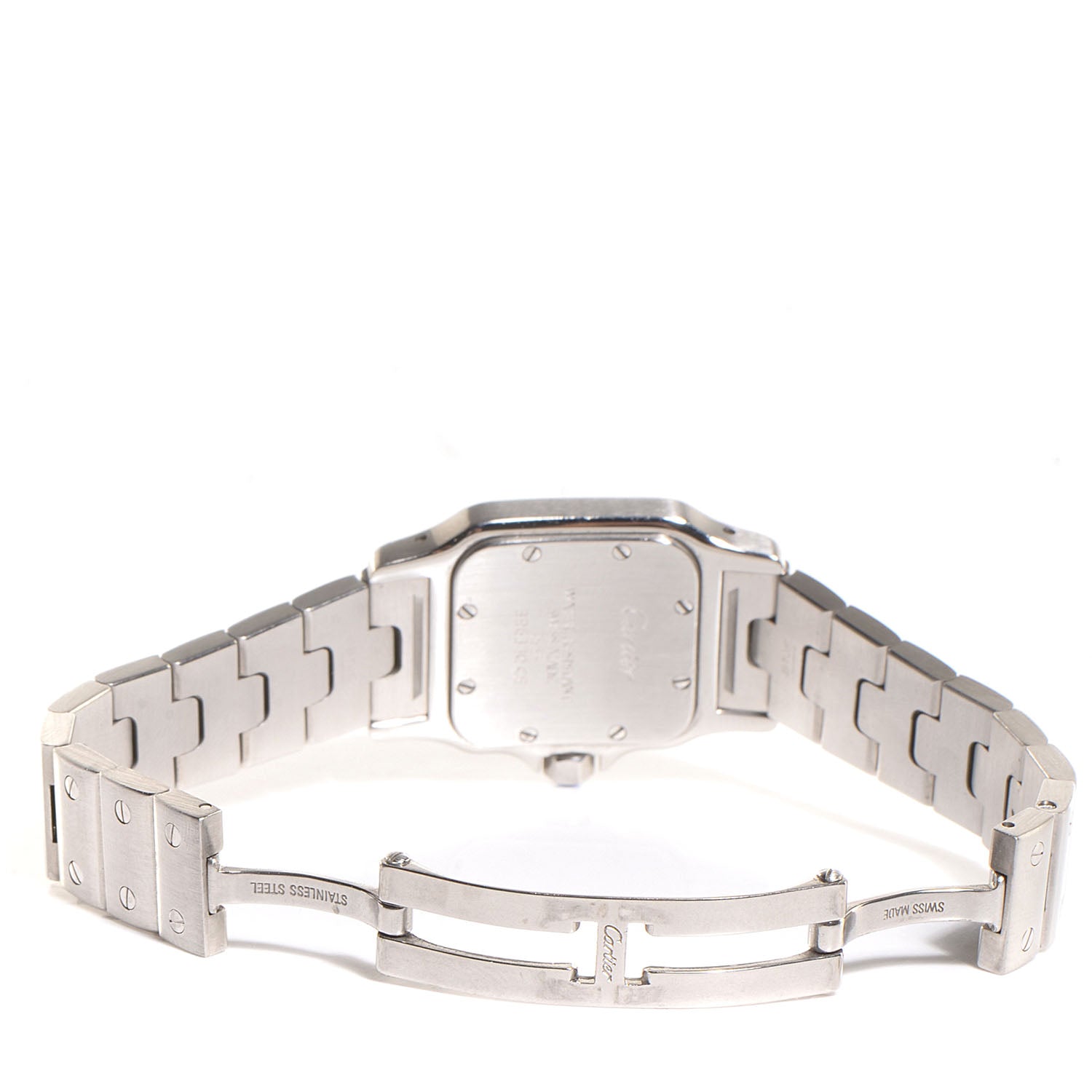 Cartier Stainless Steel 24mm Santos de Galbee Quartz Watch 3 of 7