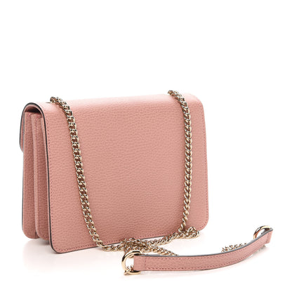 Gucci Dollar Calfskin Small Interlocking G Shoulder Bag Soft Pink 3 of 11