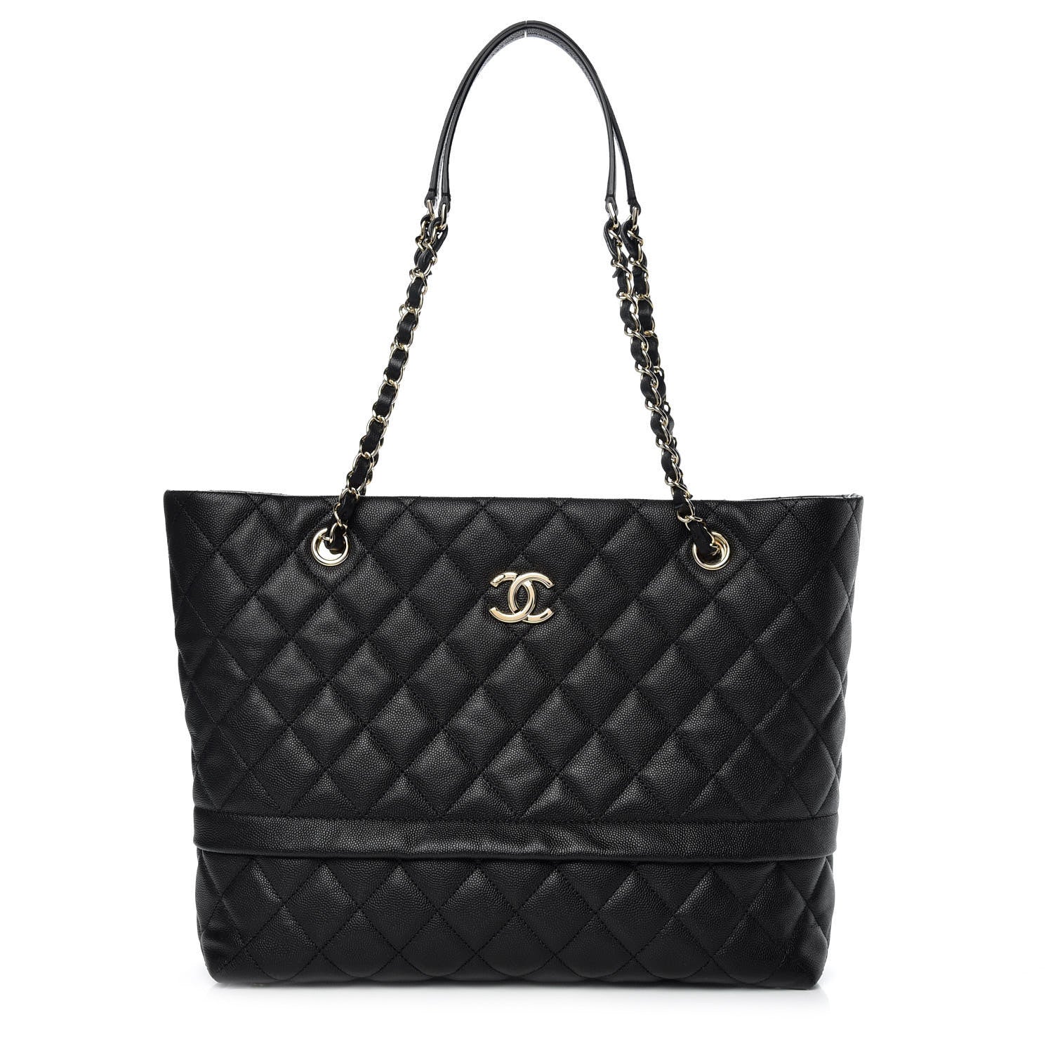 Chanel Caviar Quilted Rolled Up Tote Black 1 of 10