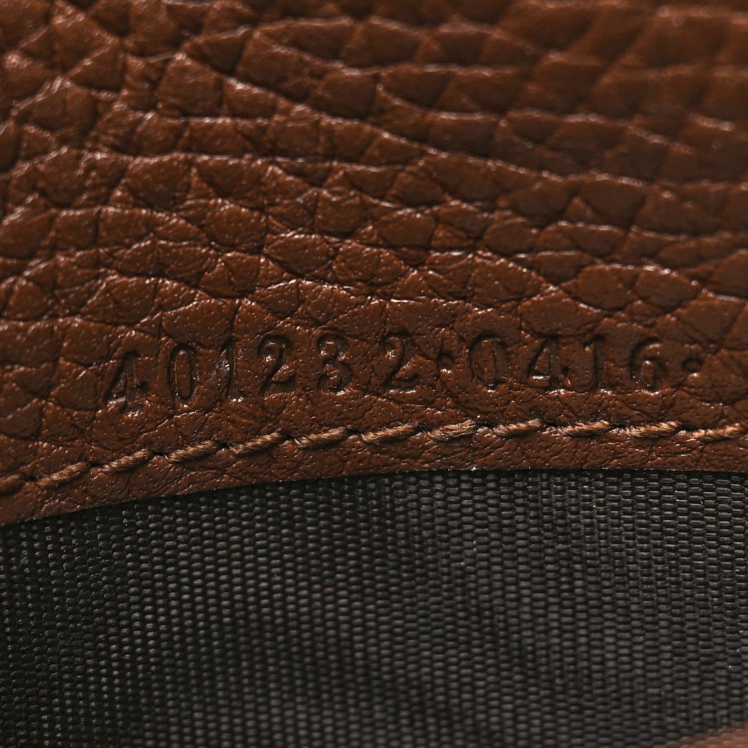 Gucci Cellarius Calfskin GG Marmont Chain Wallet Nut Brown 7 of 10