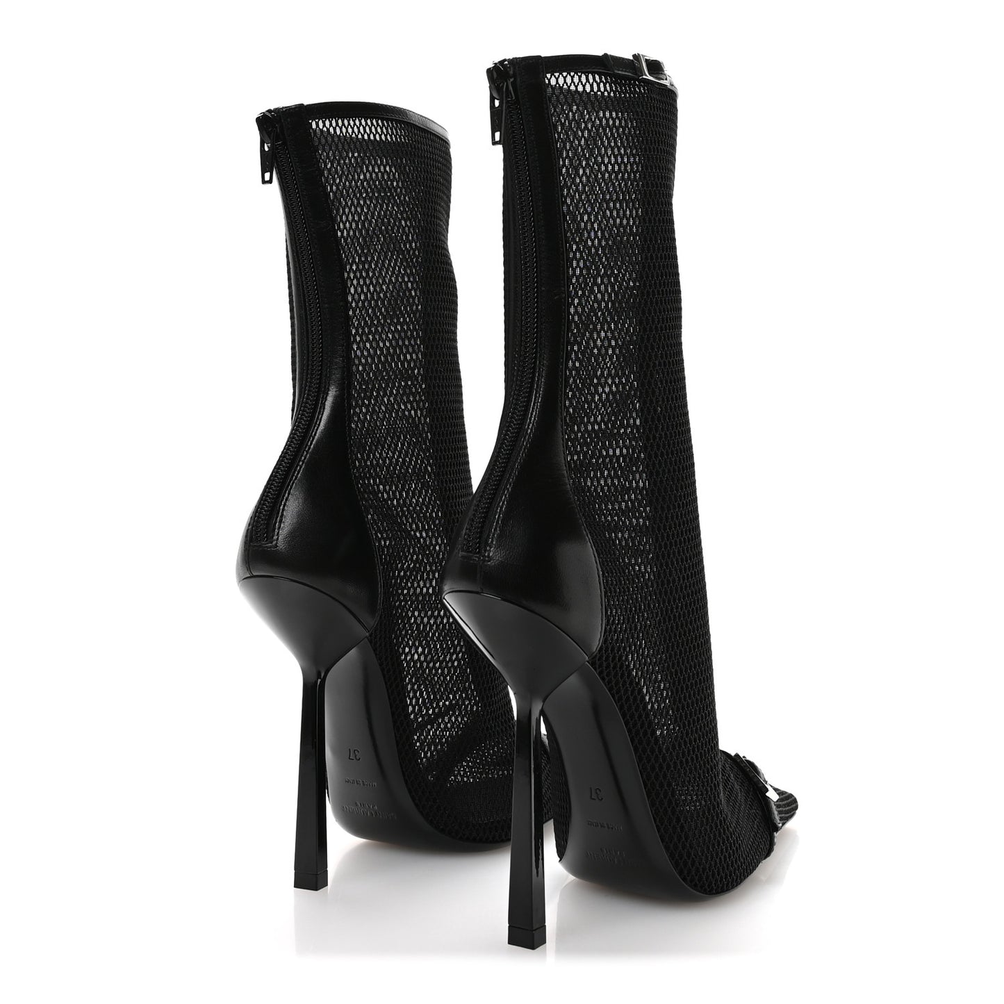 Elba Applique Tulle Aston 115 Boots 37 Black