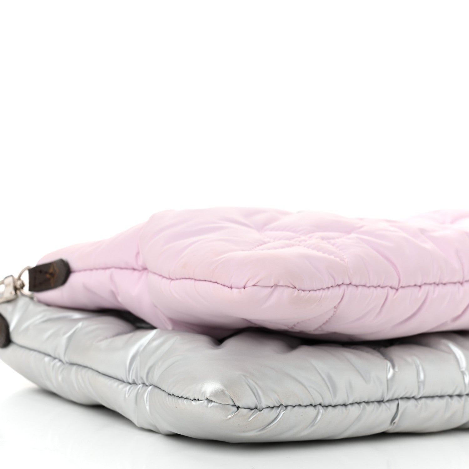 Louis Vuitton Econyl Monogram Pillow Maxi Multi Pochette Accessories Silver Pale Pink 9 of 10