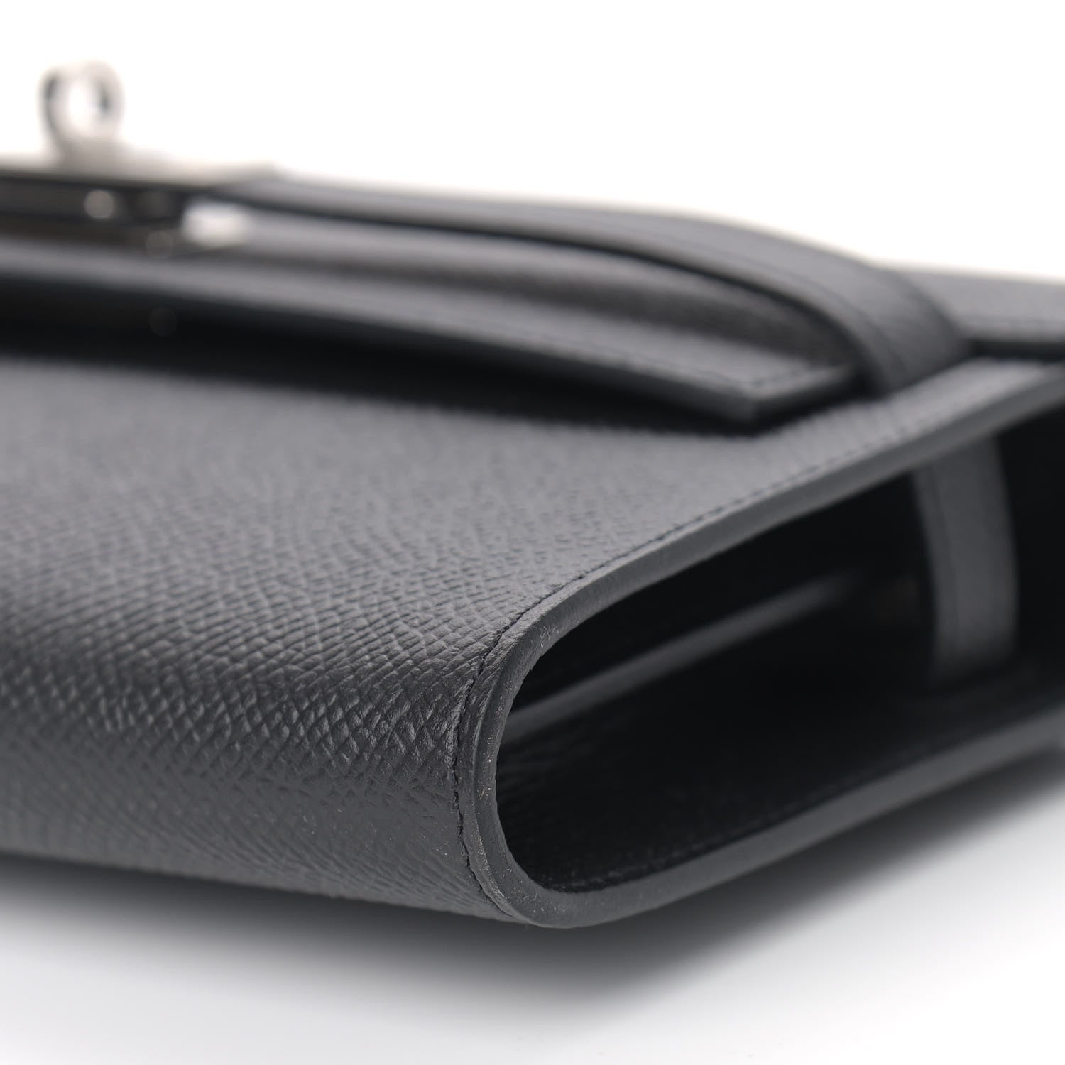 Hermes Epsom Kelly Wallet To Go Black 9 of 10
