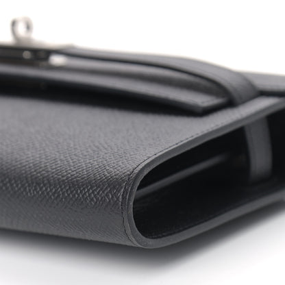 Hermes Epsom Kelly Wallet To Go Black 9 of 10