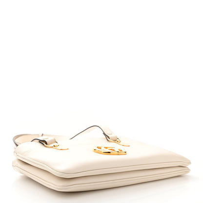 Gucci Vitello Palmellato Lux Arli Top Handle Bag White 4 of 11