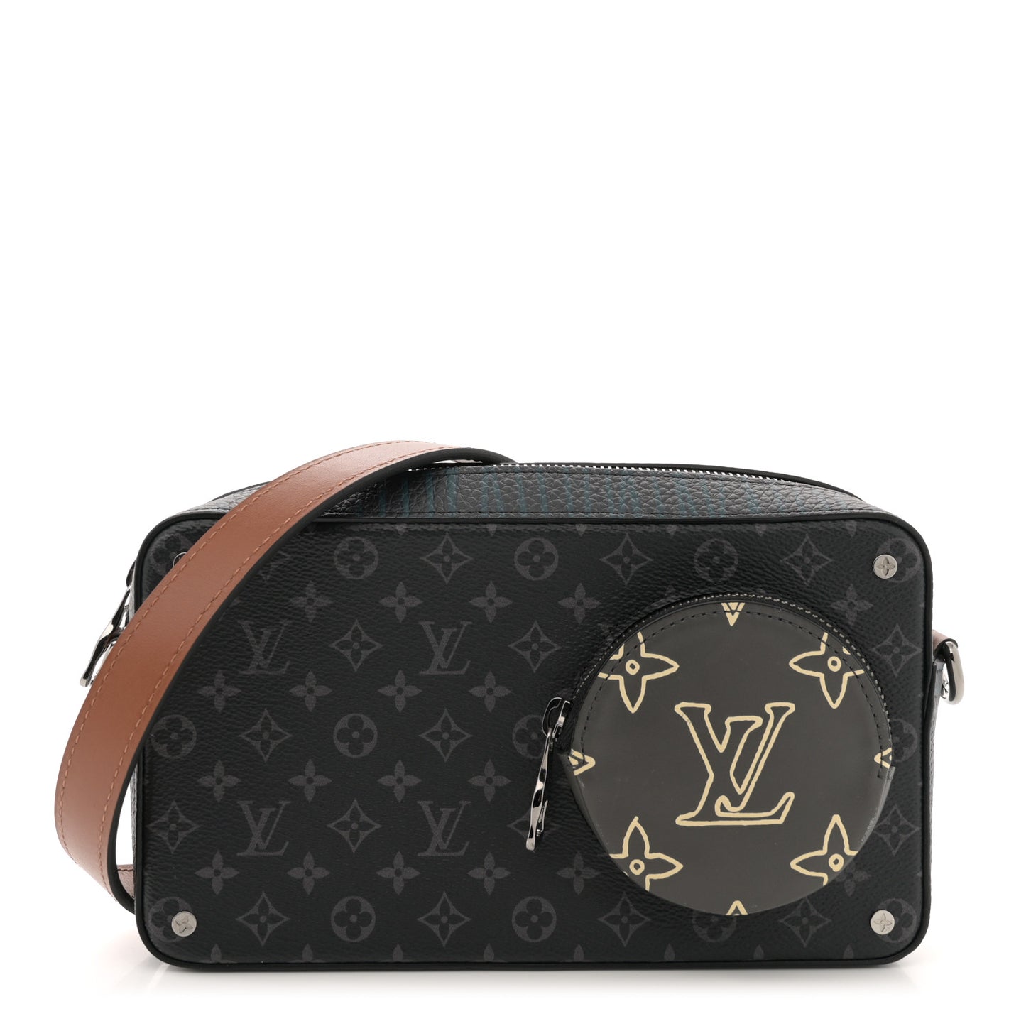 Monogram Eclipse Volga On Strap Crossbody Multicolor