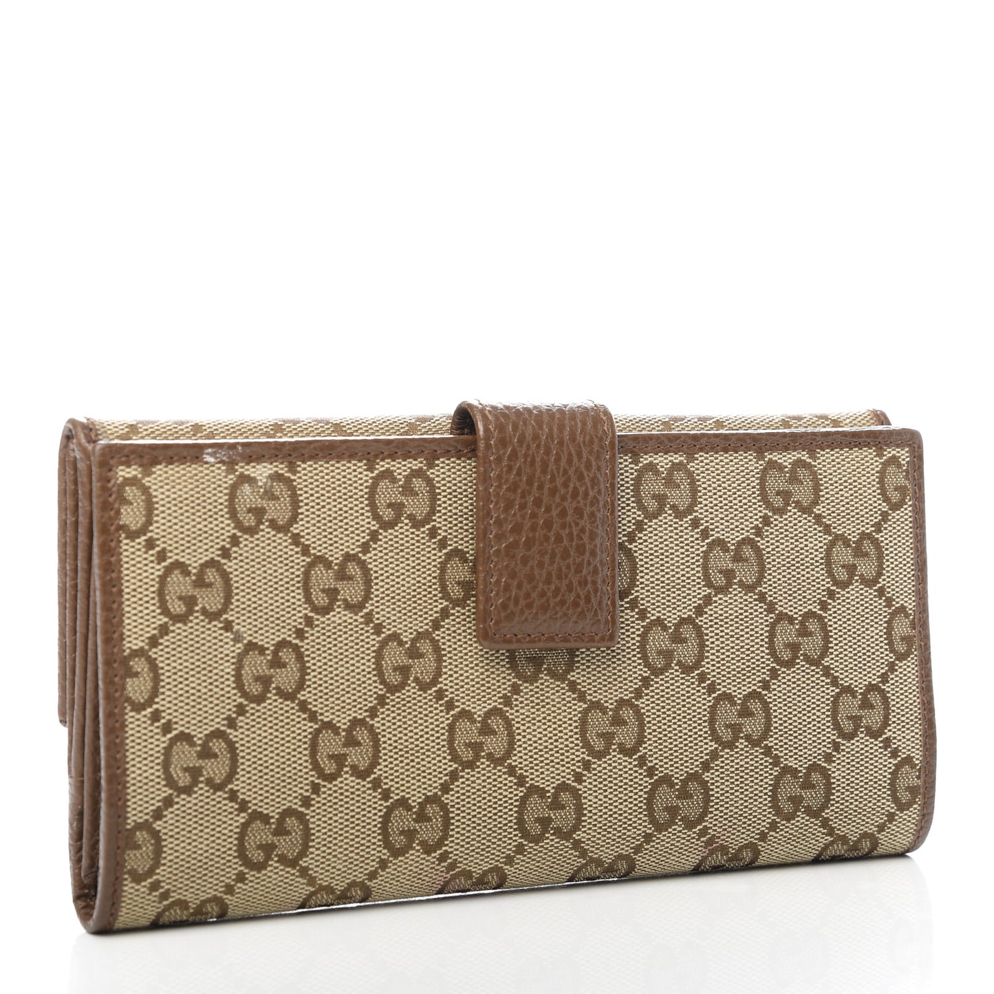 Monogram Continental Flap Wallet Brown