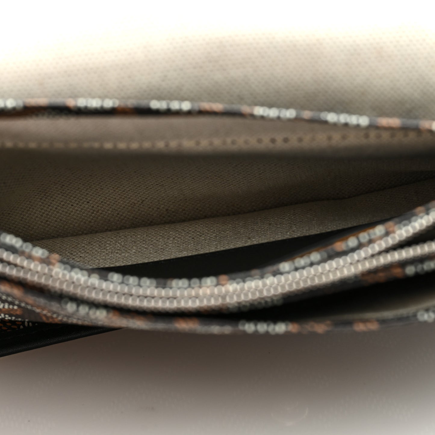Goyardine Plumet Wallet Clutch Black