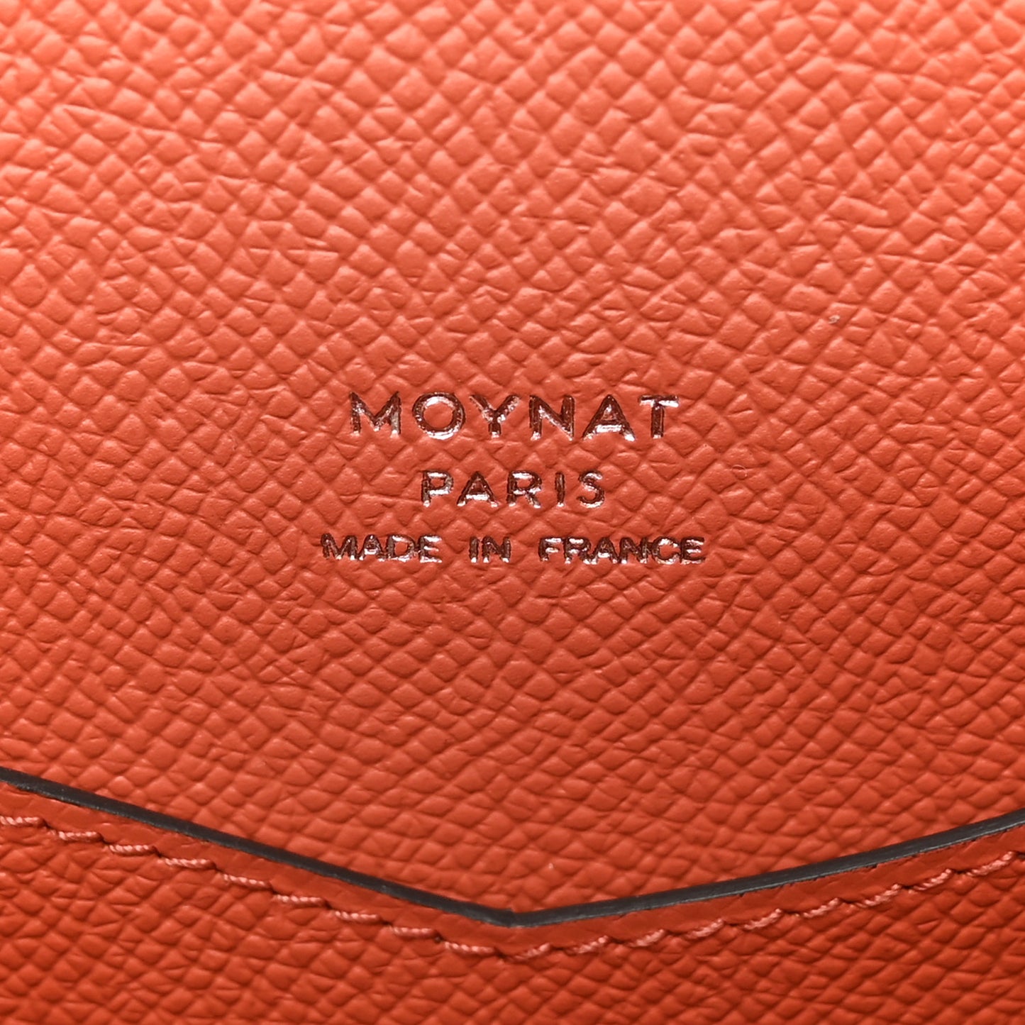 Carat Calfskin Madeleine Clutch Powder Peach