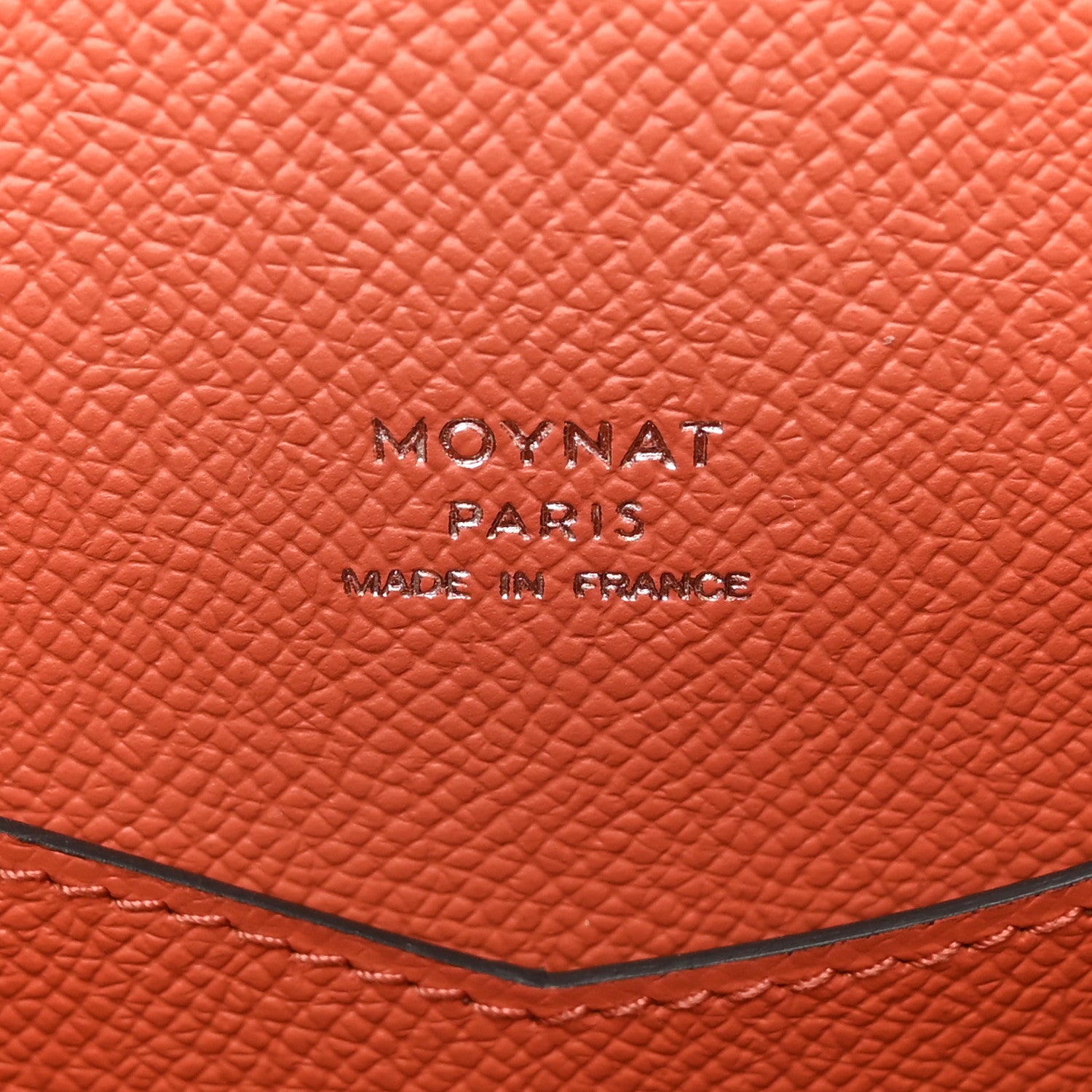 Moynat Carat Calfskin Madeleine Clutch Powder Peach 6 of 8