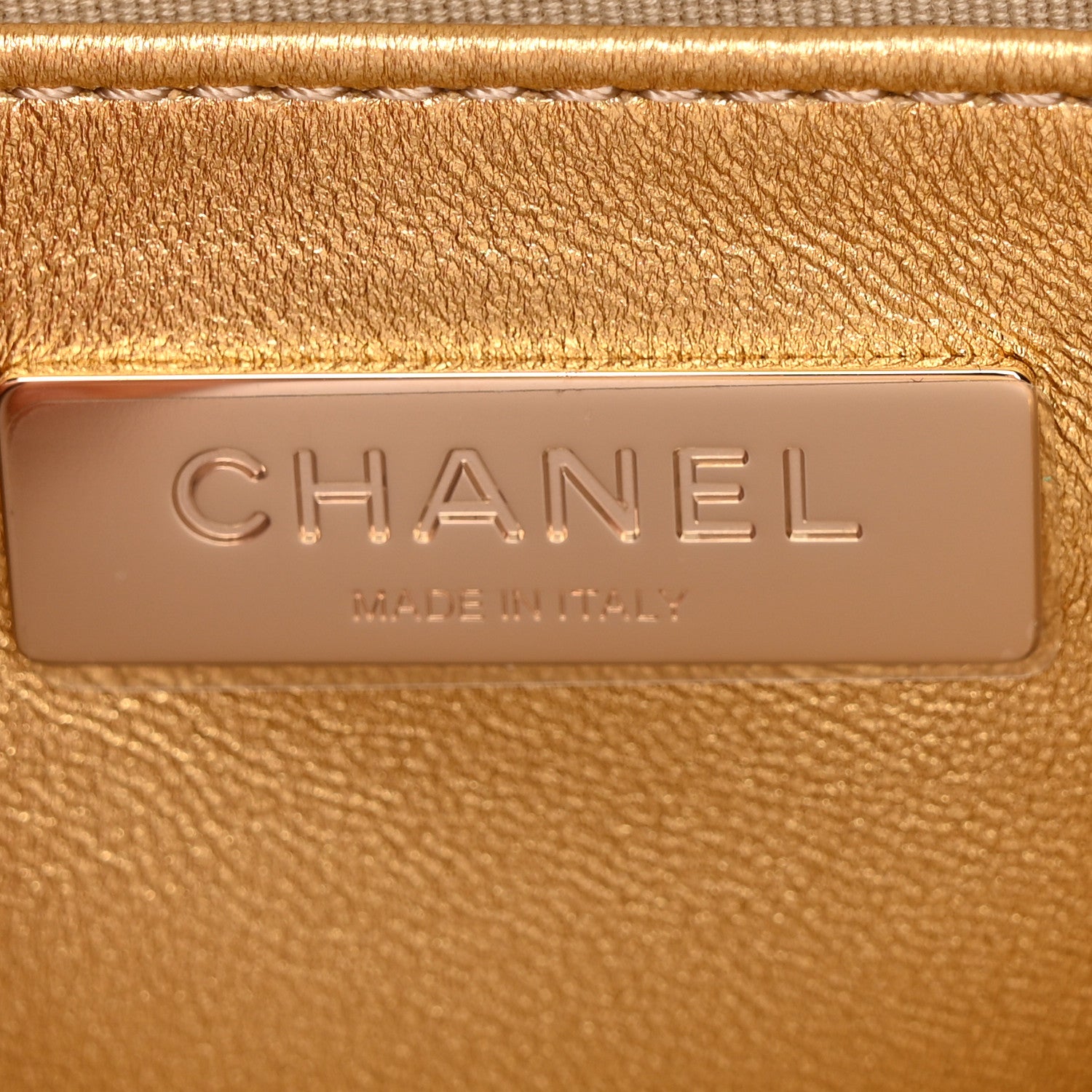 Chanel Metallic Lambskin Quilted Walk Of Fame Star Bag Gold 6 of 11