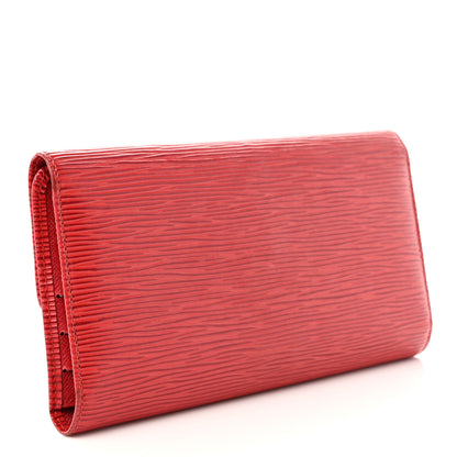 Louis Vuitton LOUIS VUITTON Epi Porte Tresor International Wallet Castillan Red 3 of 12