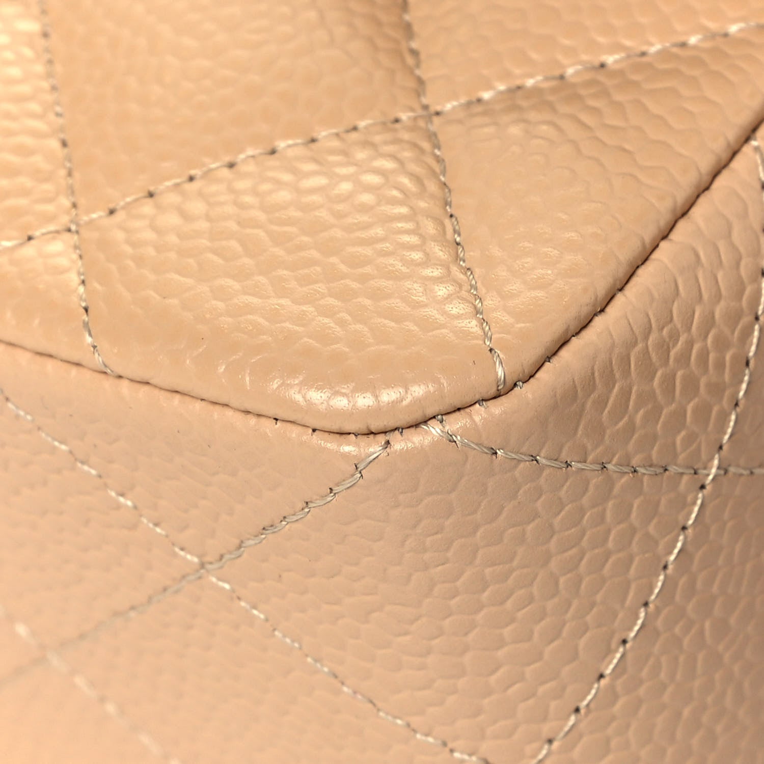 Chanel Caviar Quilted Small Double Flap Beige 10 of 12