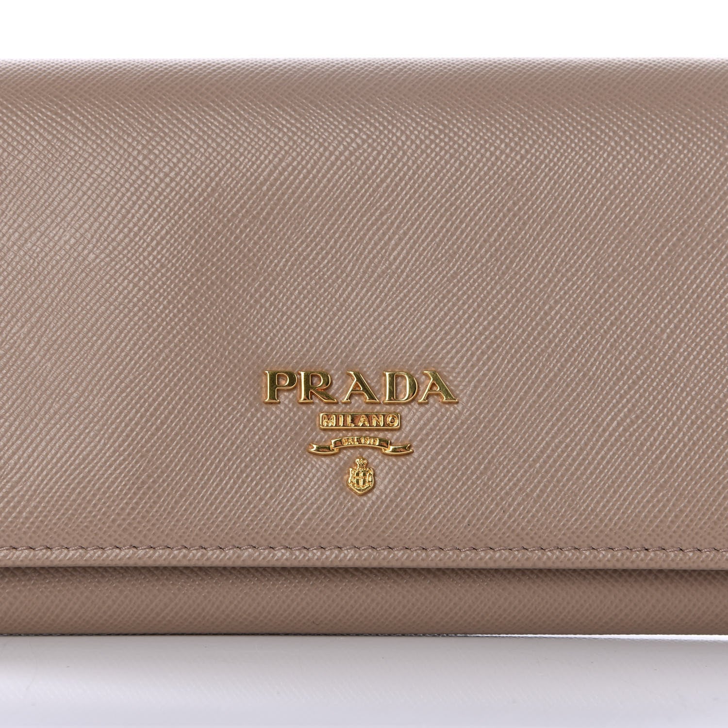 Prada Saffiano Metal Continental Flap Wallet Cammeo 6 of 7