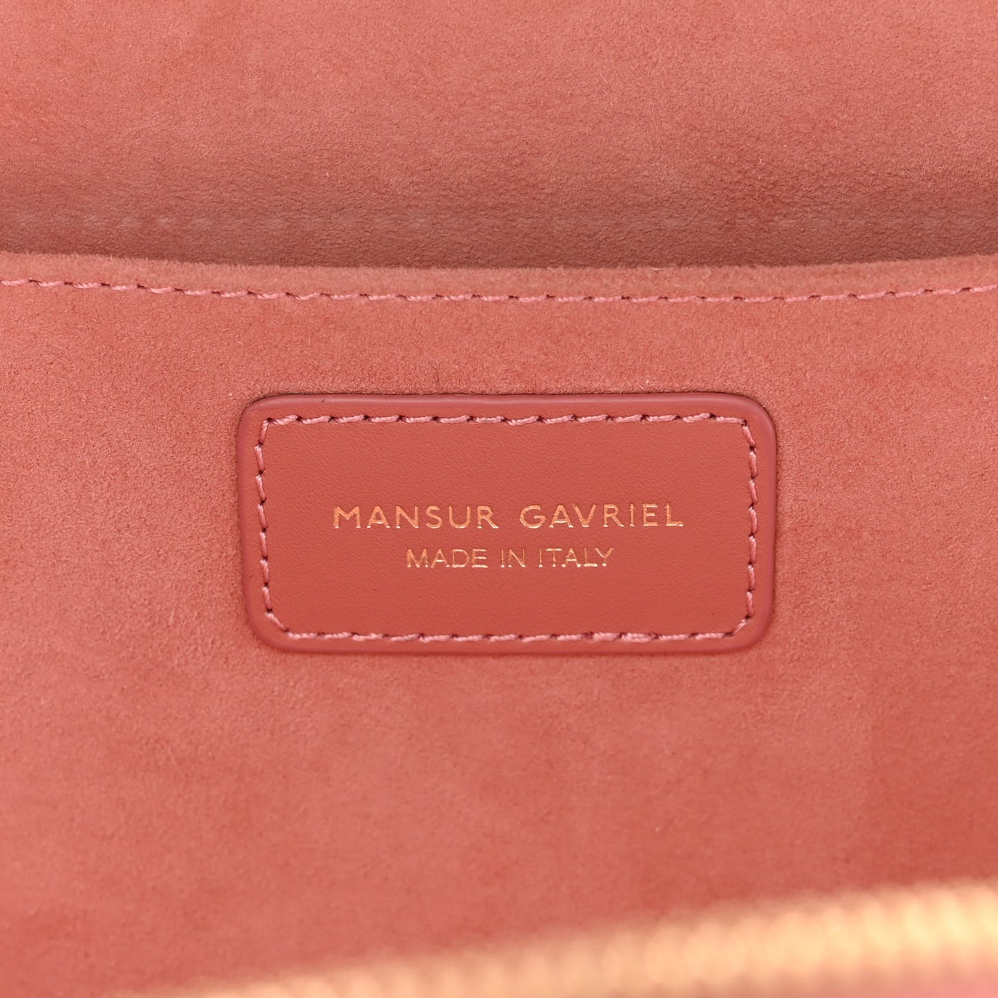 Calfskin Circle Crossbody Blush
