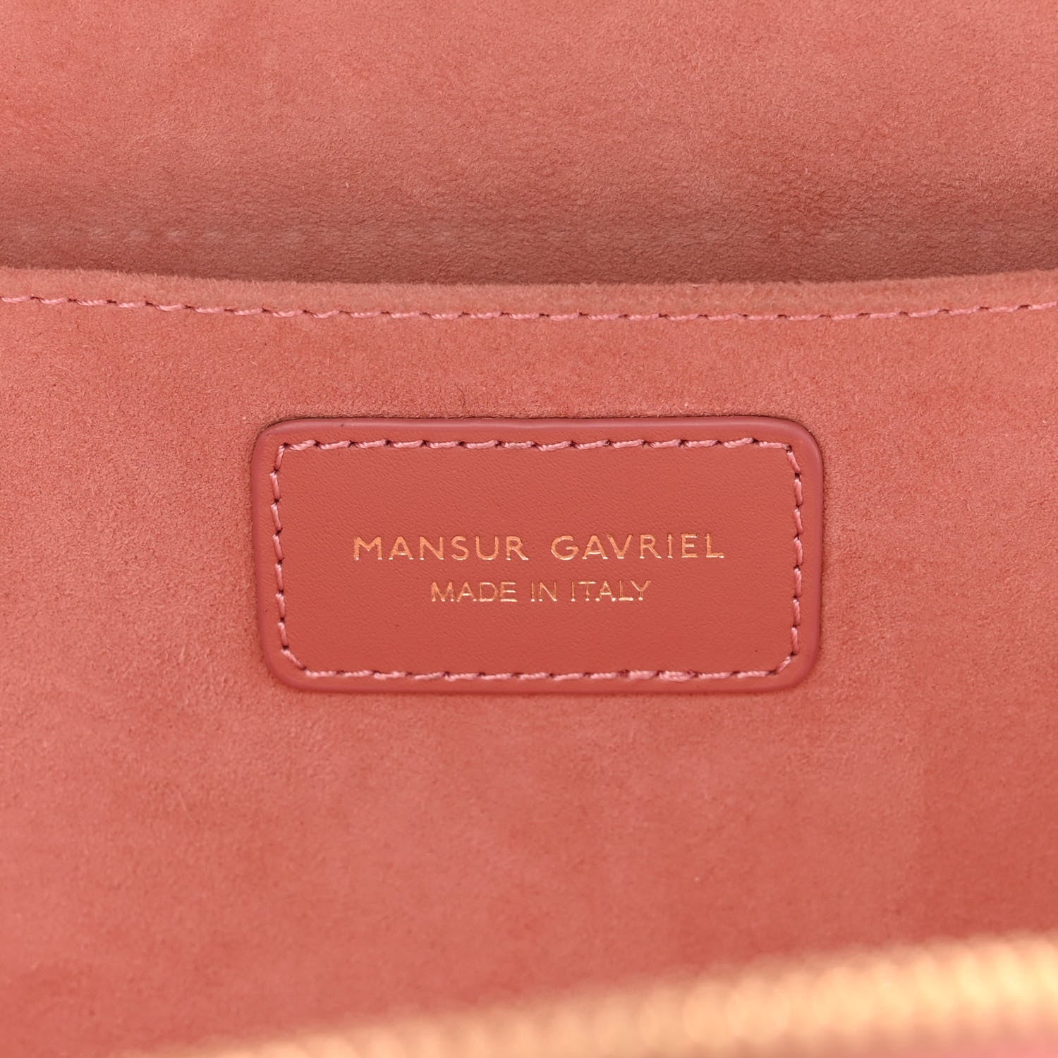 Mansur Gavriel Calfskin Circle Crossbody Blush 6 of 9