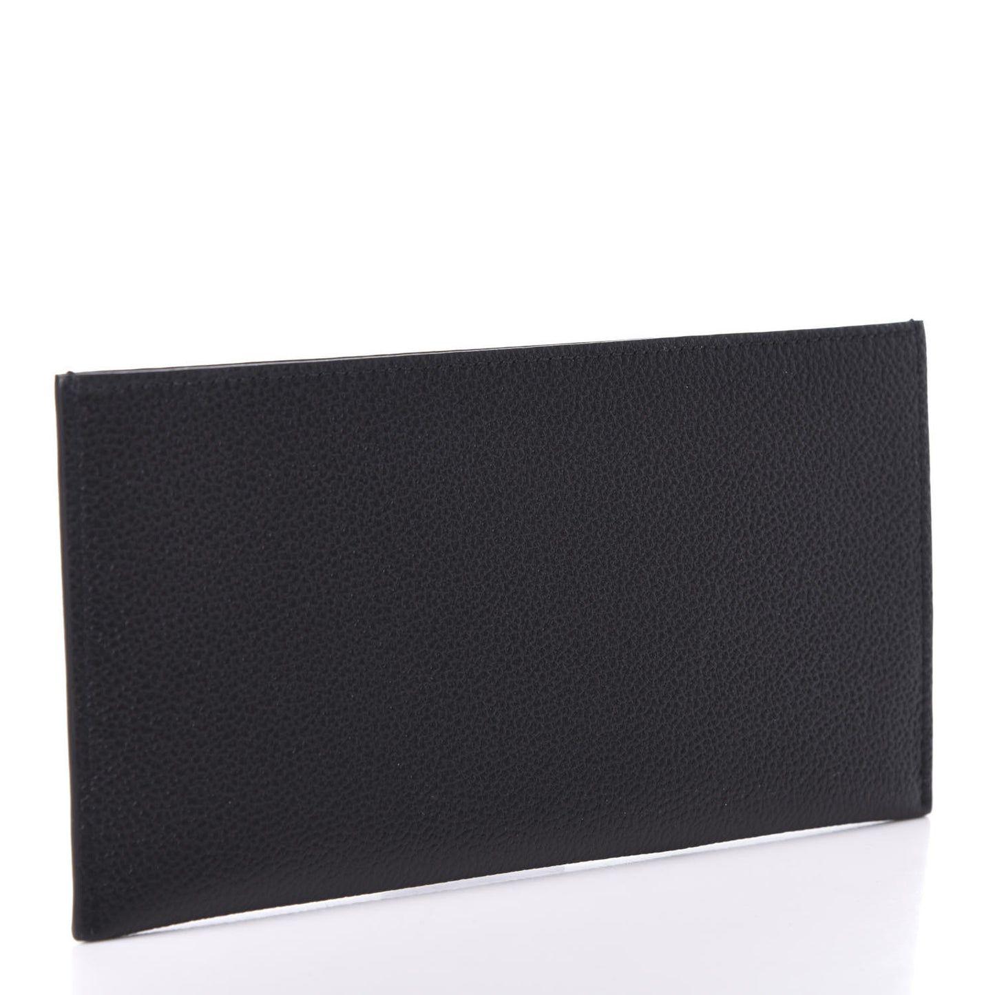Calfskin Felicie Chain Wallet Card Holder Insert Black
