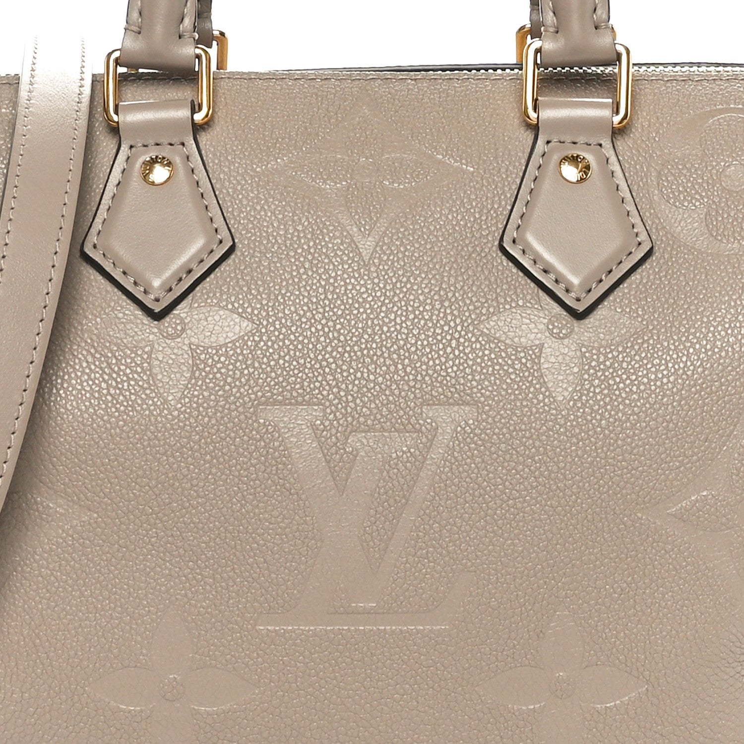 Louis Vuitton Empreinte Monogram Giant Speedy Bandouliere 25 Tourterelle 7 of 9