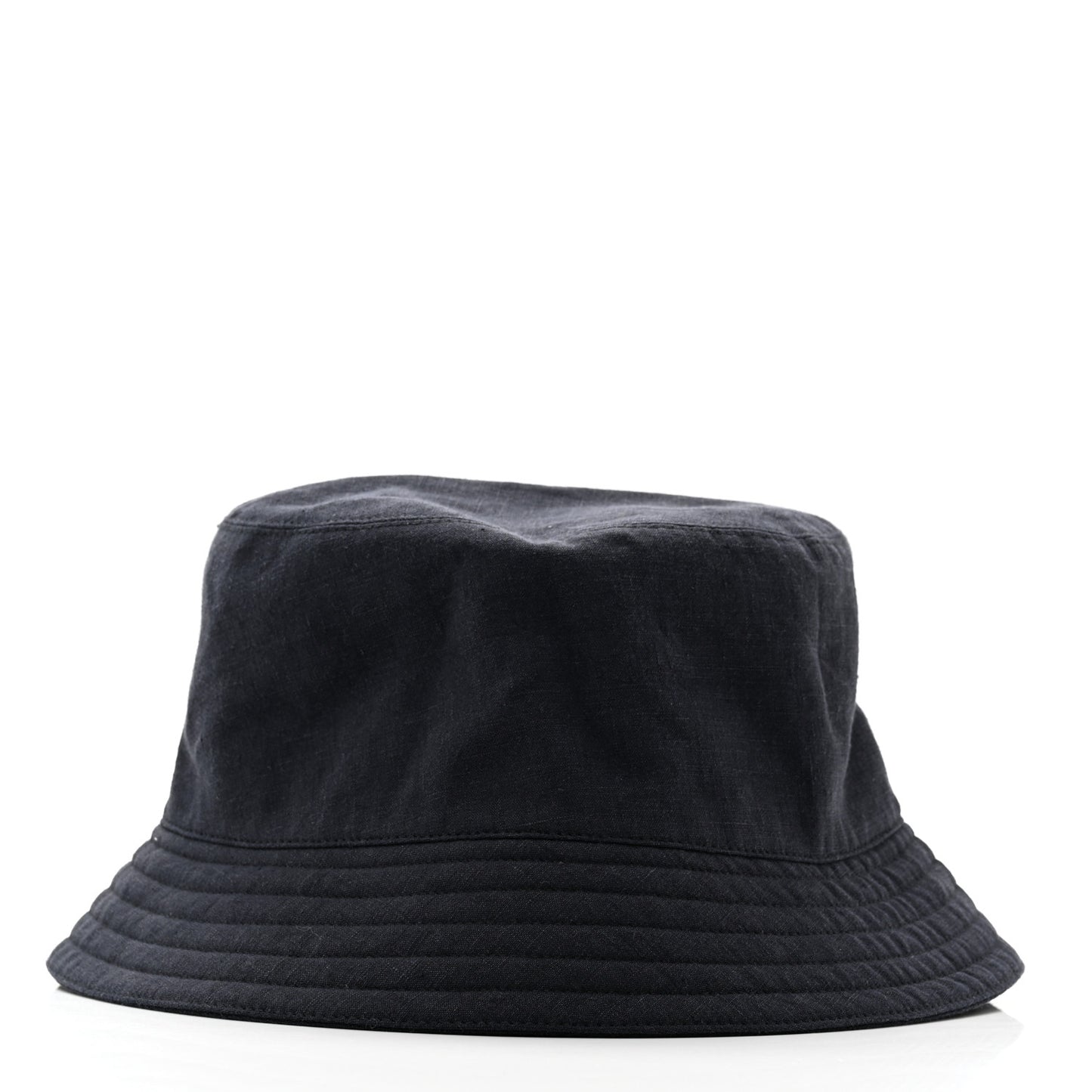 Toile De Lin Lavee Fred Bucket Hat 60 Marine