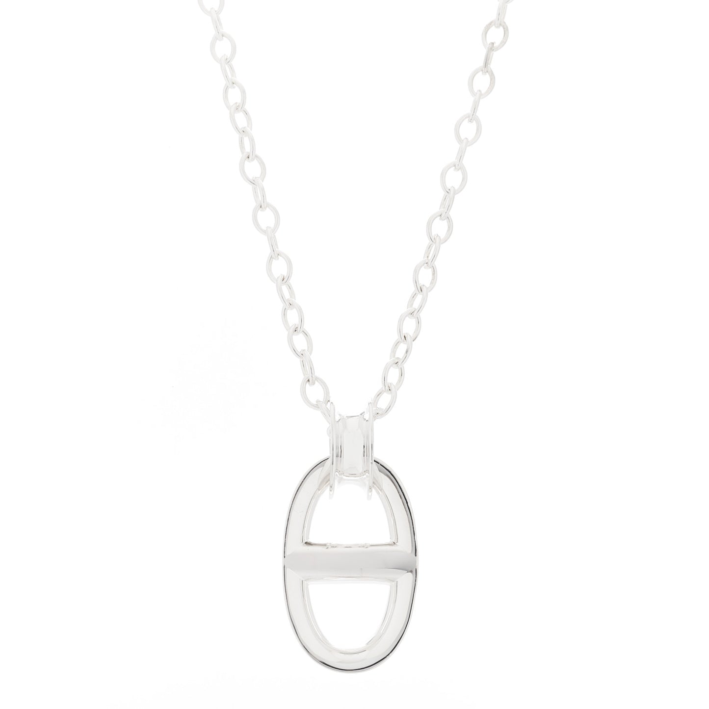 Sterling Silver TGM Reponse Pendant Necklace