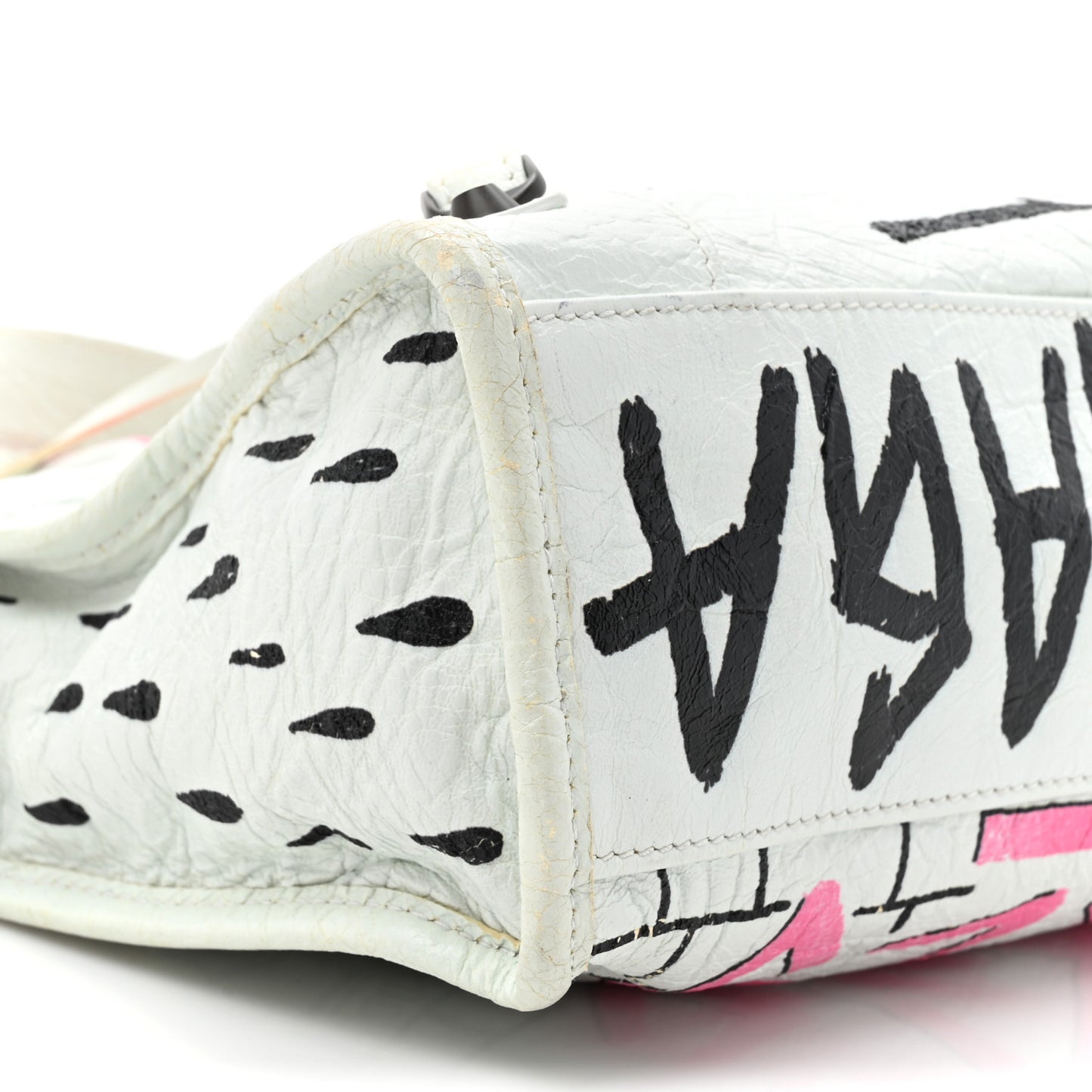 Agneau Graffiti All Over Classic Hardware S City White Multicolor
