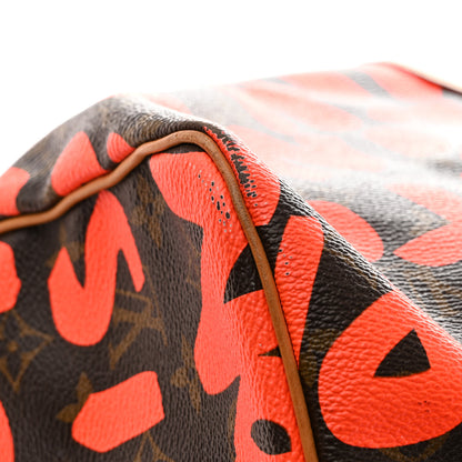 Louis Vuitton Monogram Graffiti Keepall 50 Orange 14 of 14