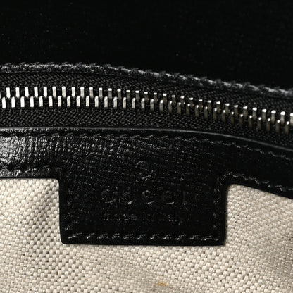 Gucci Demetra Small Horsebit 1955 Asymmetric Shoulder Bag Black 6 of 10