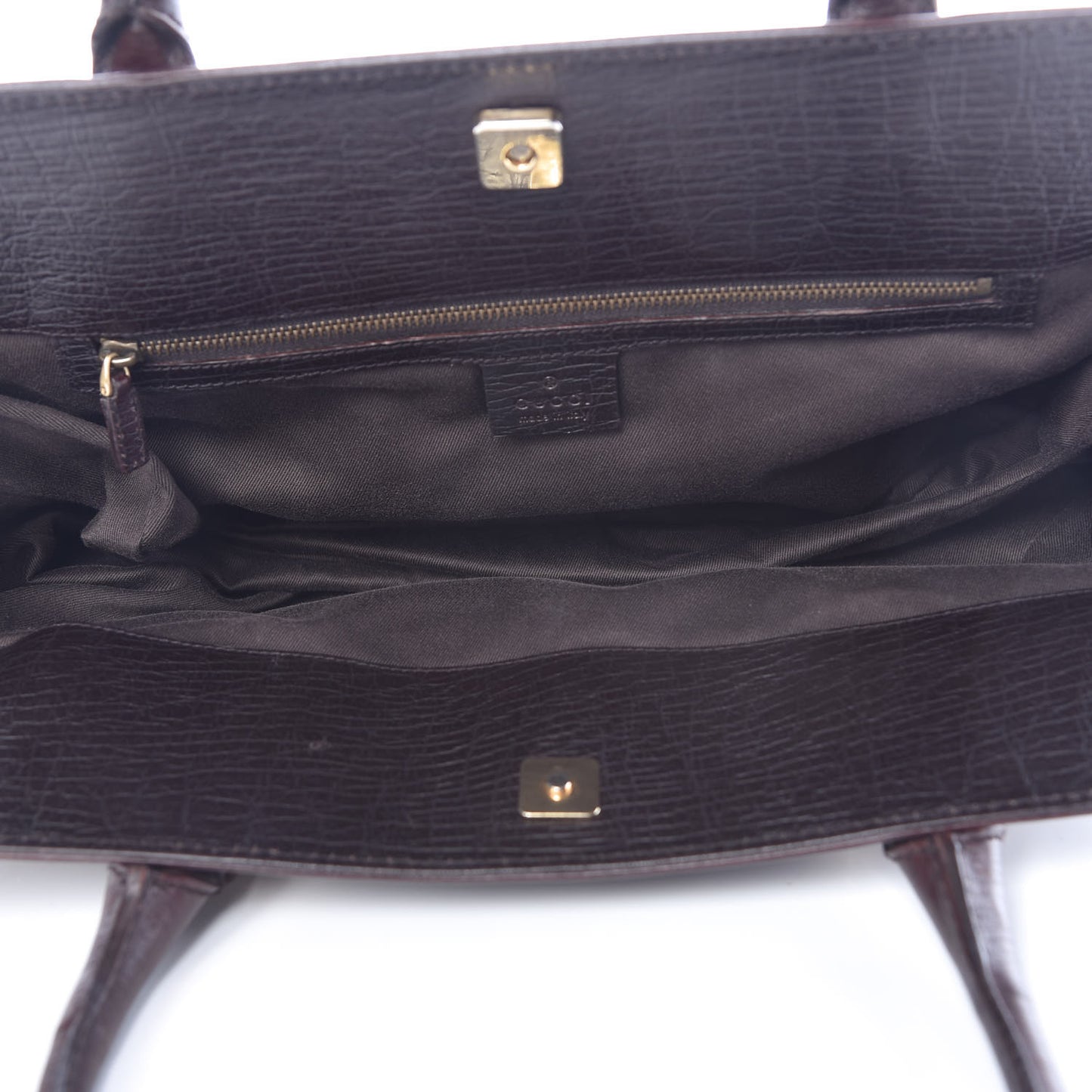 Monogram Horsebit Chain Shoulder Bag Brown