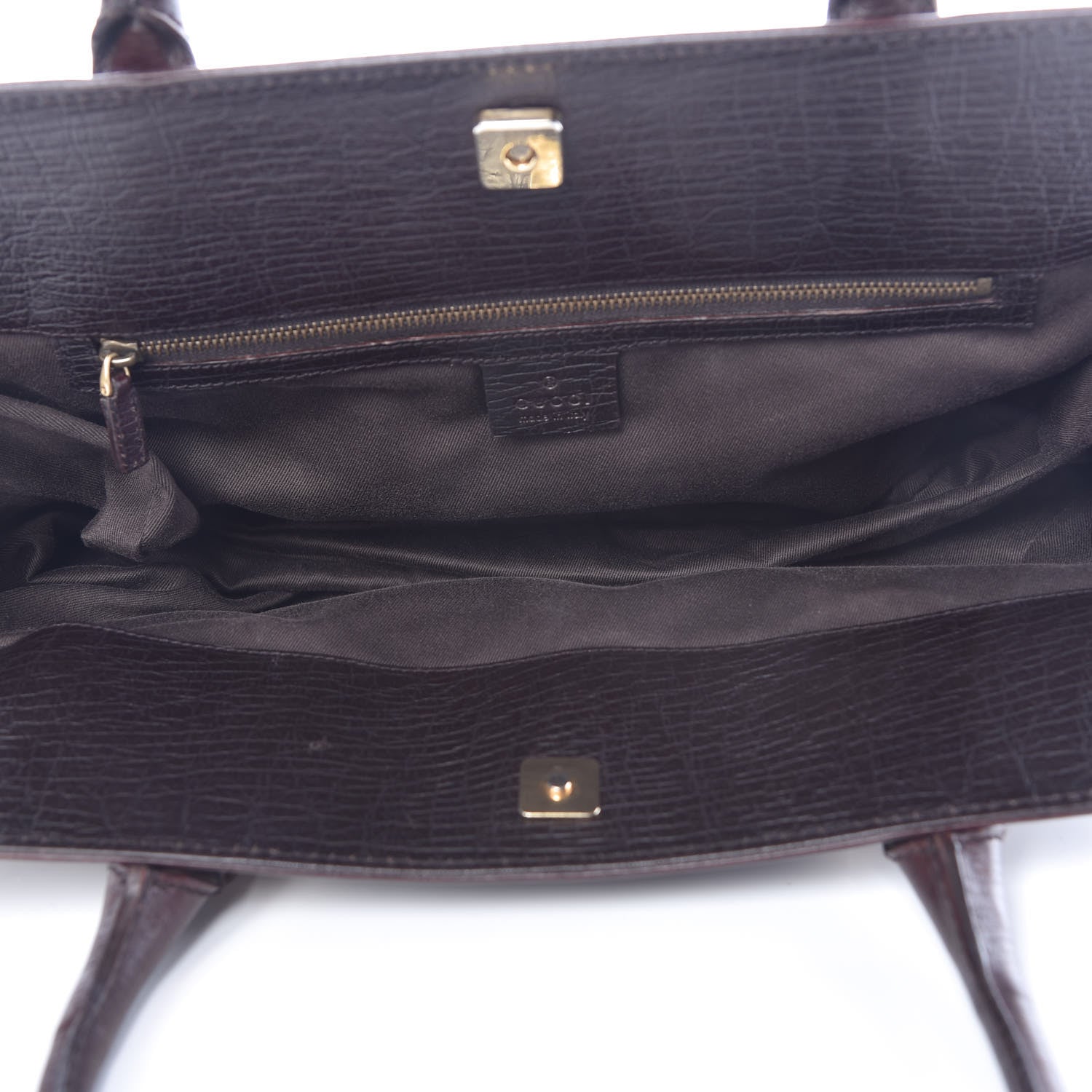Gucci Monogram Horsebit Chain Shoulder Bag Brown 5 of 15