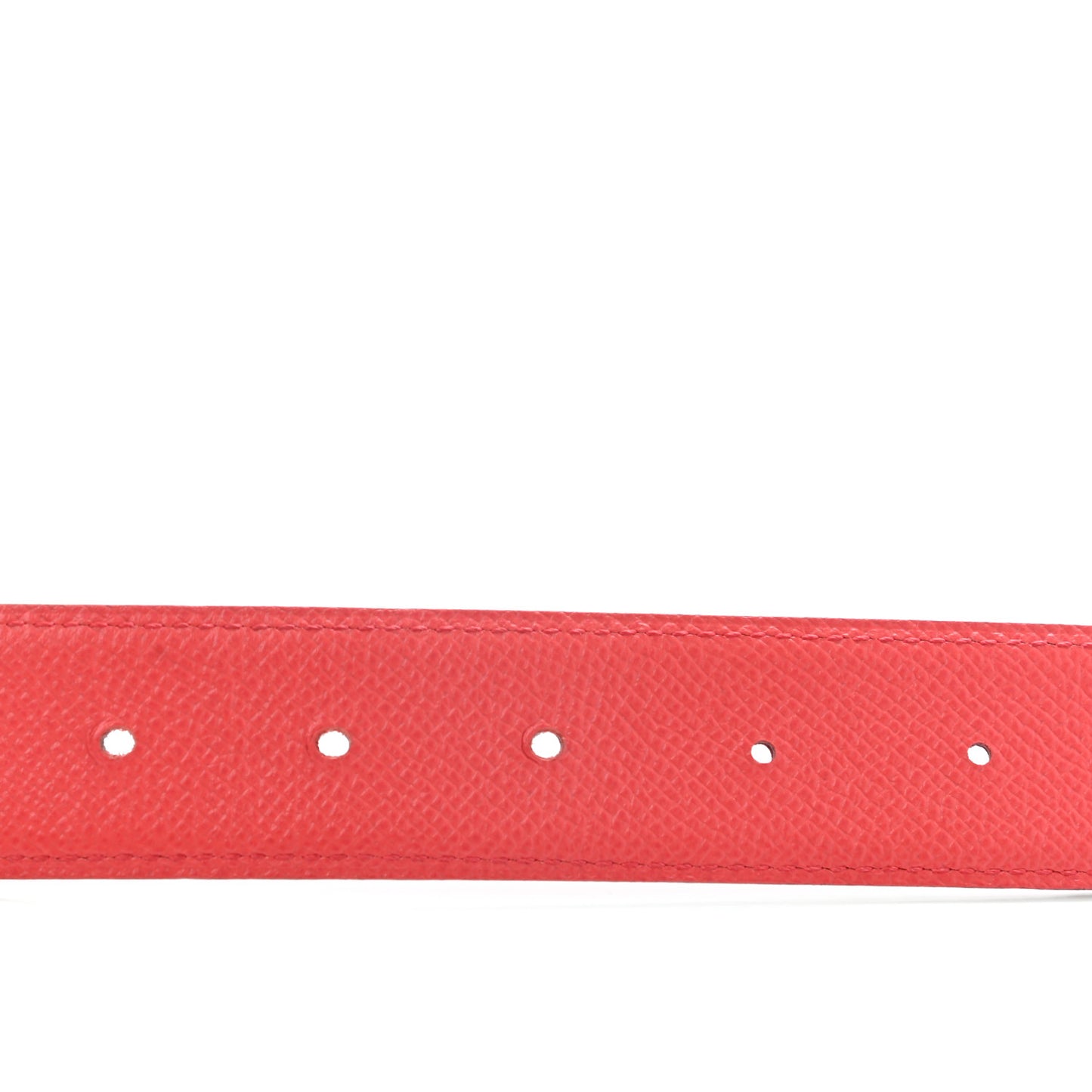 Epsom Swift 32mm Belt Strap 100 Rouge Casaque