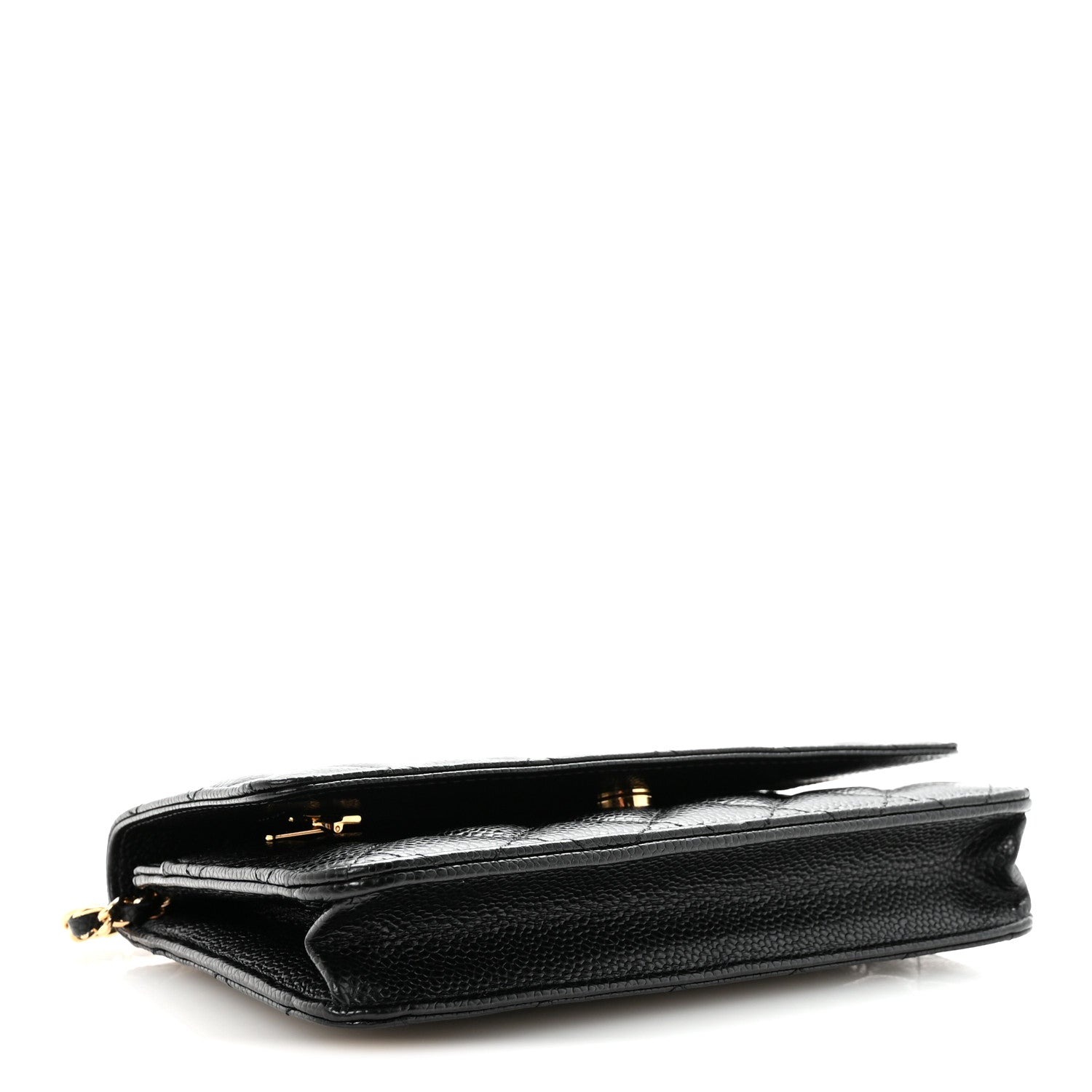 Chanel Caviar Quilted Wallet on Chain WOC Black 4 of 12