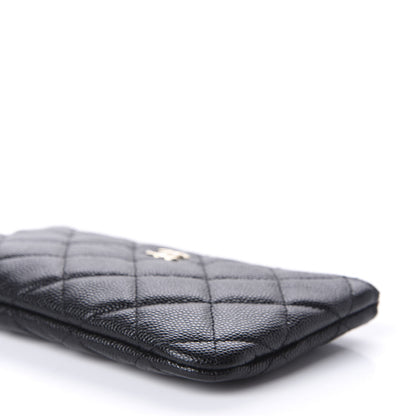 Chanel Caviar Quilted Small Cosmetic Case Black 7 of 10