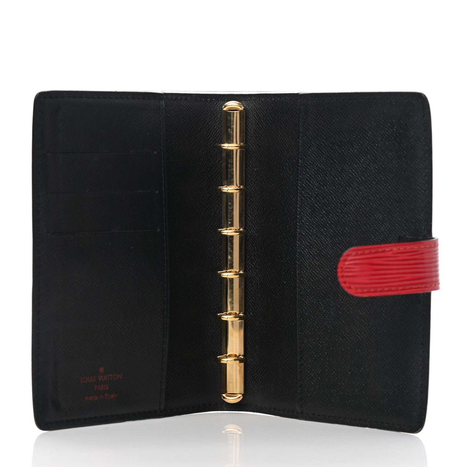 Louis Vuitton Epi Small Ring Agenda Cover Castillan Red 5 of 8