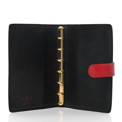 Louis Vuitton Epi Small Ring Agenda Cover Castillan Red 5 of 8