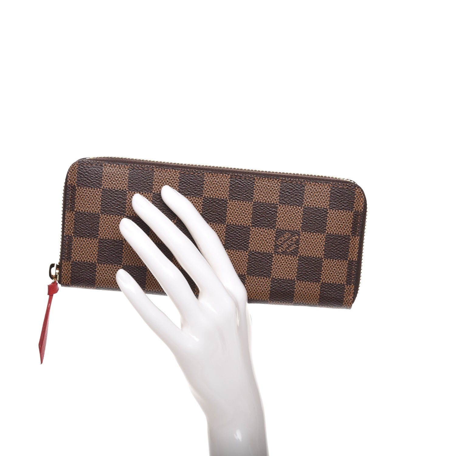 Louis Vuitton Damier Ebene Clemence Wallet 2 of 7