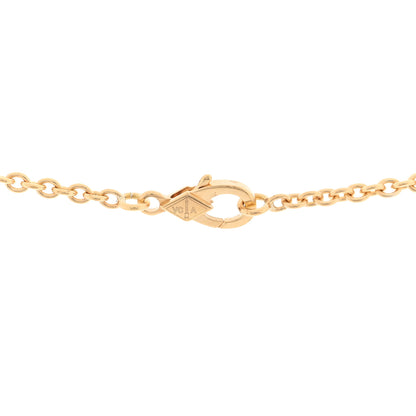 Van Cleef & Arpels 18K Yellow Gold Mother of Pearl Pure Alhambra Pendant Necklace 4 of 6