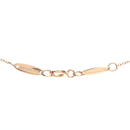 Tiffany 18K Yellow Gold Lapis Lazuli Elsa Peretti Bean Pendant Necklace 4 of 4